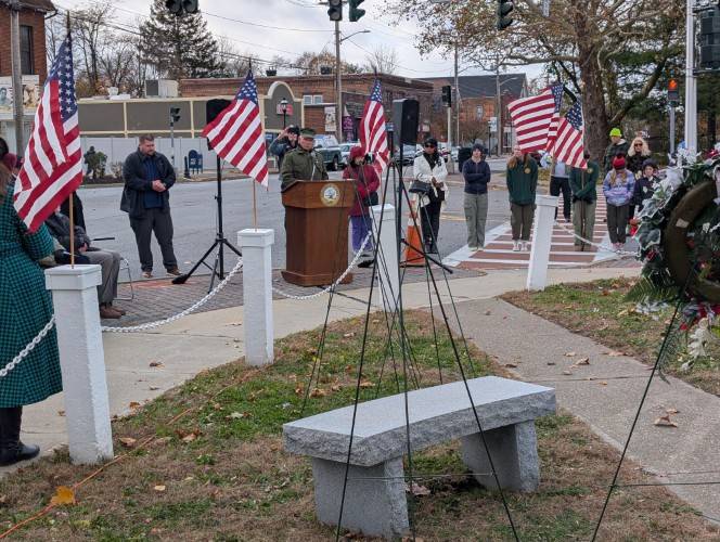 Veterans thanked amidst chilled air, high winds, and flurries (GALLERY)