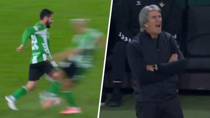Insólito: Terrible patada entre compañeros hace que el Betis de Manuel Pellegrini pierda dos figuras clave... Mira lo que pasó Ocurrió en el partido por la Europa League.