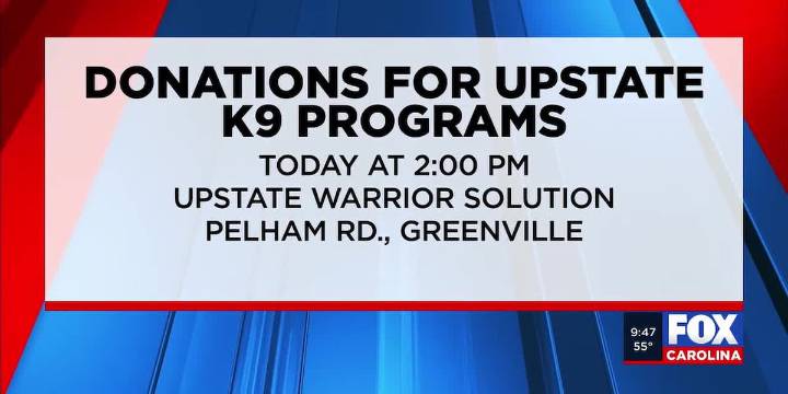 Lead Upstate supports K9 programs