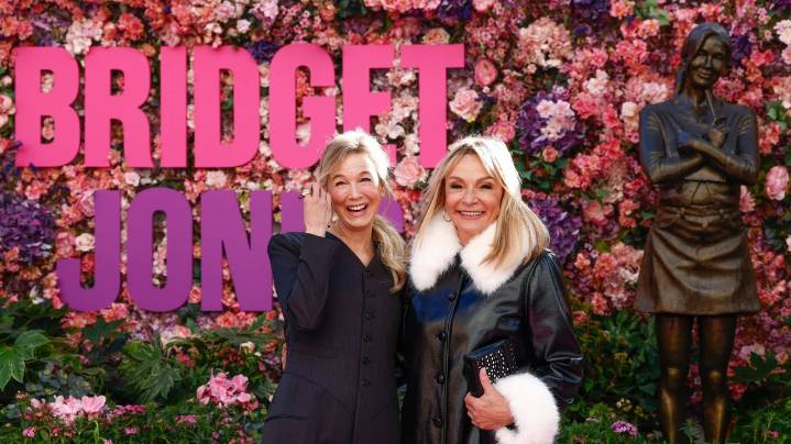 New statue of Bridget Jones joins other film icons in London's Leicester Square