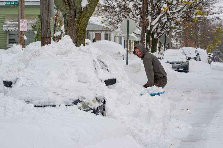 These parts of Pa. may get more than 12 inches of snow on Thanksgiving