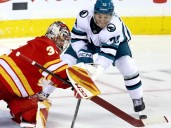 Flames finally put together a complete game, shut out Sharks