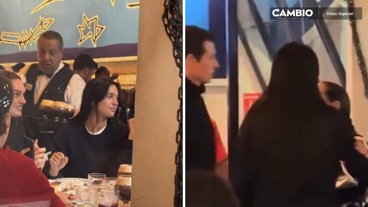¡Dua Lipa ya está en México! es captada en restaurante de la colonia Roma 