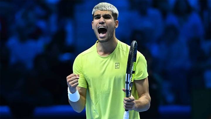 Alcaraz le ganó en el ATP Finals a Musetti y será el nuevo Nº 1 del mundo