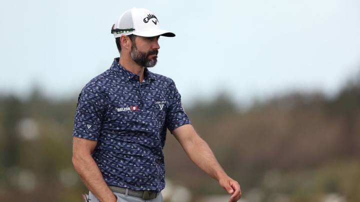 Fighting for PGA Tour card, Adam Hadwin leads in windy Bermuda