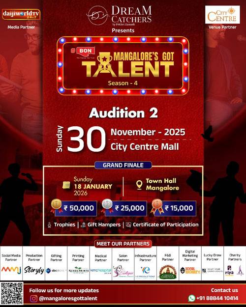 Mangalore’s Got Talent Season 4 returns with bigger stage, grand prizes, and cultural celebration