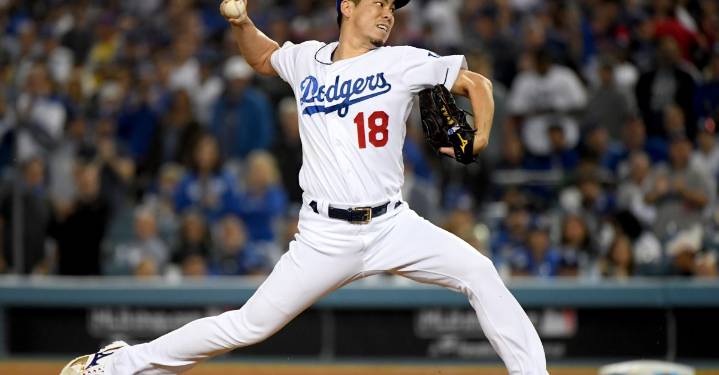 Dodgers notes: Kenta Maeda, Dave Roberts, Jack Little, Ryan Loutos