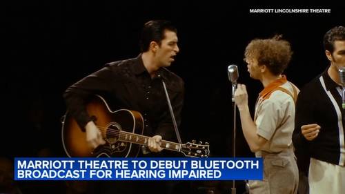 Marriott Lincolnshire Theatre offering Auracast, Bluetooth broadcast, for 'Million Dollar Quartet Christmas' show