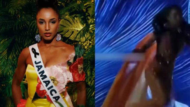 Así fue la trágica caída de Miss Jamaica en Miss Universe: terminó en un hospital