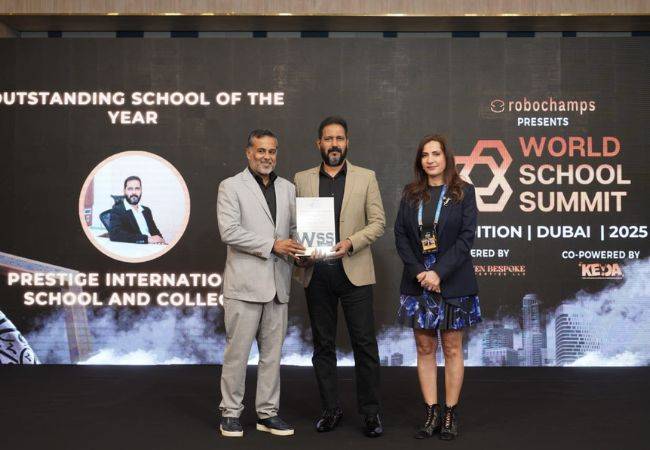 Prestige Intl School-College receives Outstanding School of the Y...