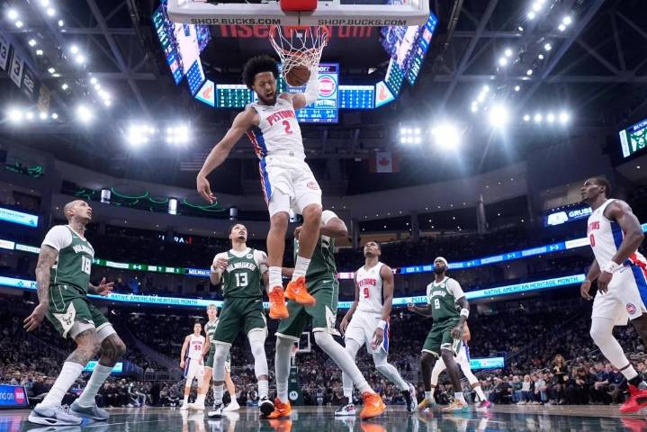 Cunningham ayuda a Pistons en triunfo 129-116 ante Bucks para su 12ª victoria consecutiva – Chicago Tribune