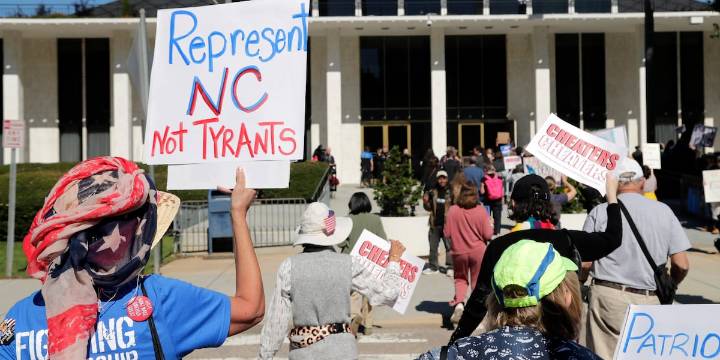 Judges allow North Carolina to use a map drawn in bid to give Republicans another US House seat