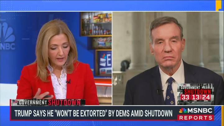 Democratic Senator Tears Up Over ‘Cruelty’ of Shutdown on MSNBC