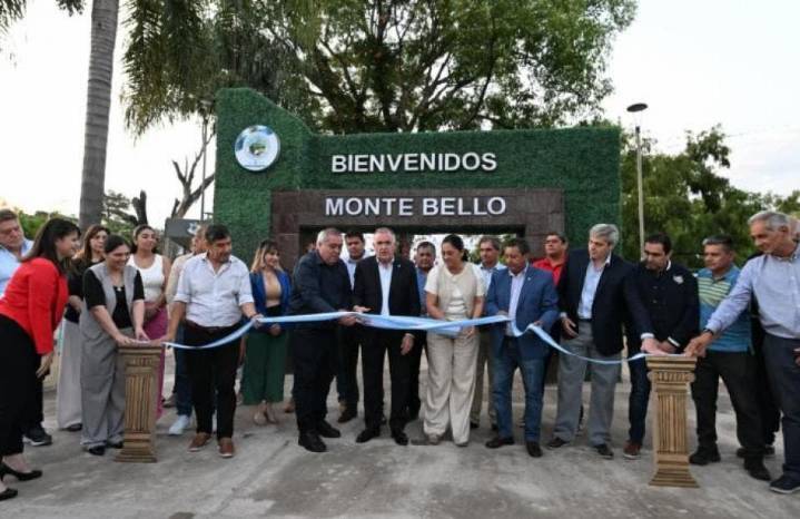 Jaldo participó del aniversario de Monte Bello e inauguró obras