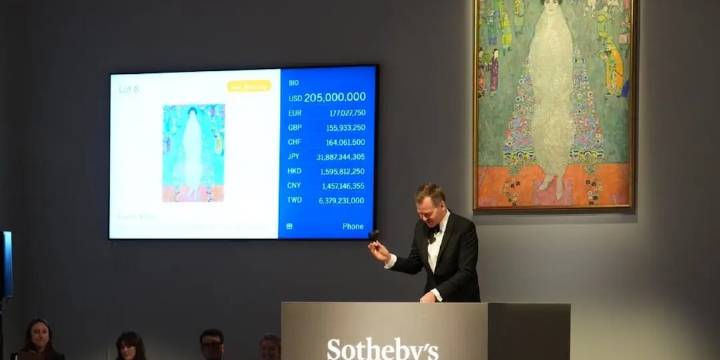 Así fue la noche histórica de los 575 millones de dólares en la subasta de obras de Klimt, Matisse, Cattelan y van Gogh