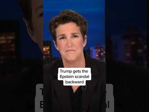 Trump gets the Epstein scandal backward