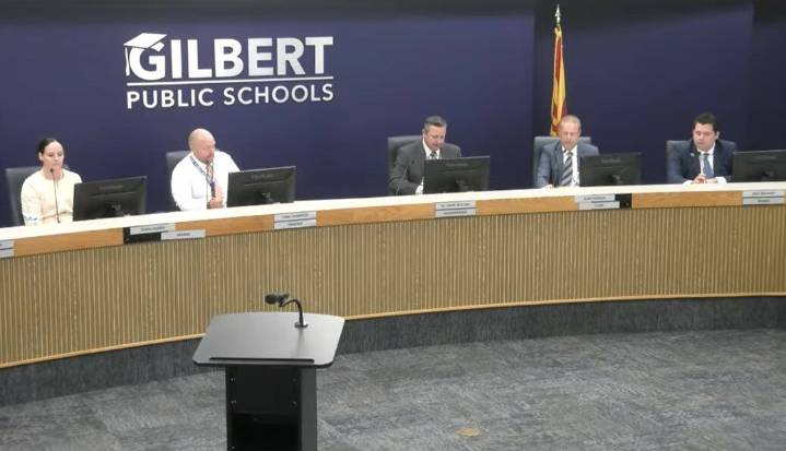 Gilbert school board reviews changes to patriotic events policy 