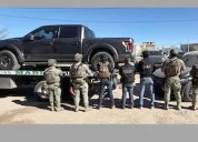 Recuperan dos vehículos robados en EU