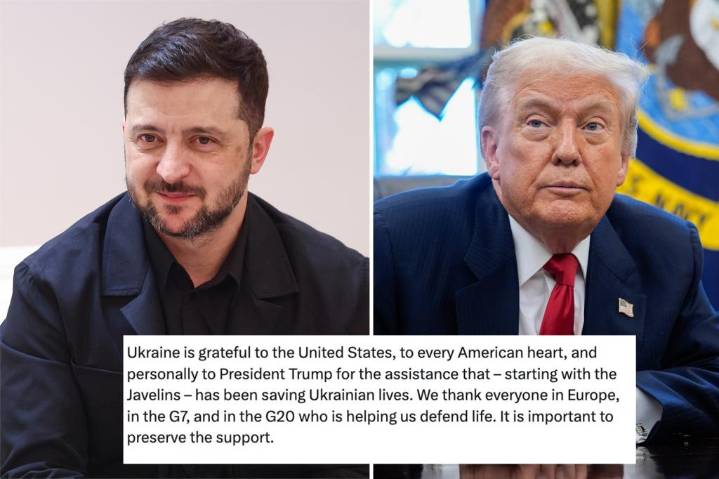 Zelensky thanks Trump for support after criticism — but tries to distance Ukraine from US peace plan