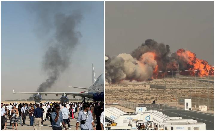 ¡Accidente mortal en India! muere piloto tras caída de avión en exhibición del Dubai Airshow