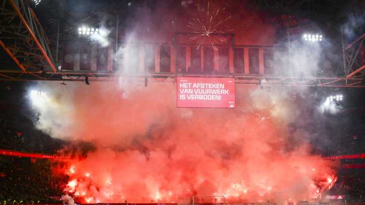 Ajax release furious statement as fan antics see match abandoned after just six minutes