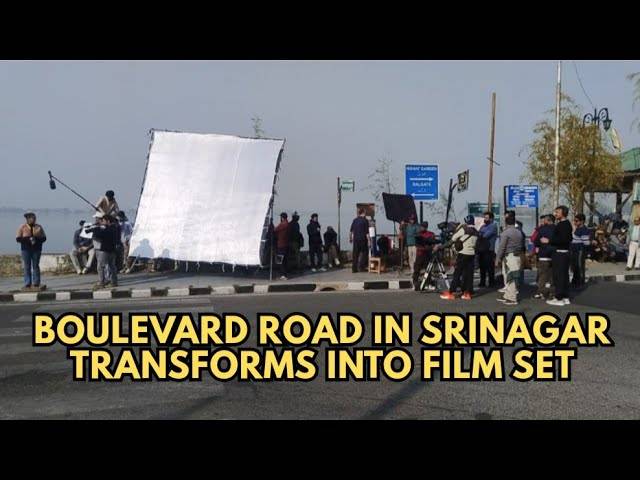Video: Boulevard Road in Srinagar Transforms into Film Set