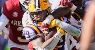 LSU gets first win under interim coach Frank Wilson against Arkansas, 23