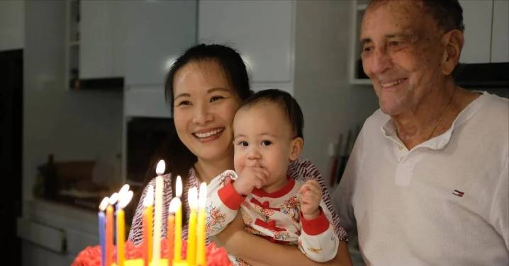John is 93 and Yanying is 37: They are married with a baby