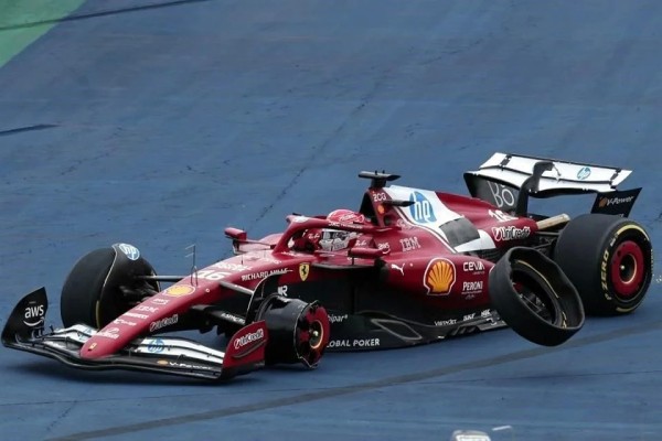 Se opaca la felicidad de Leclerc en Interlagos