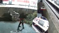 Video muestra los momentos de pánico que se vivieron por el ataque con cuchillo en un tren en Reino Unido: decenas de personas huyen