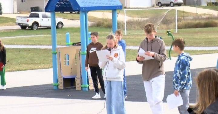 North Cedar Elementary playground dream realized by ambitious sixth graders