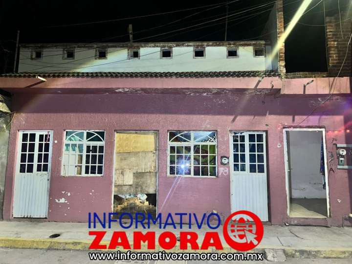 Sujetos desconocidos disparan contra una vivienda en la colonia La Libertad