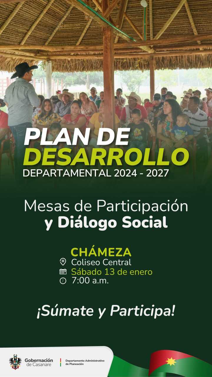 Inicia la construcción del Plan de Desarrollo de las Oportunidades en Casanare