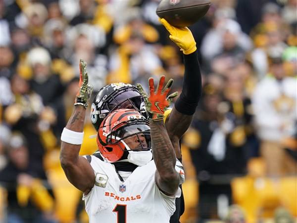 Bengals receiver Ja'Marr Chase suspended 1 game by NFL for spitting on Steelers' Jalen Ramsey