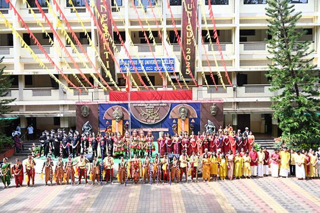 70th Kannada Rajyotsava celebrated with pride and cultural splendor at St Aloysius PU College