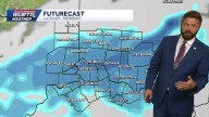 Snow showers impact Monday morning commute in Cincinnati
