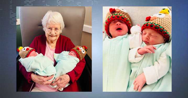 72 years later, mom of twins welcomes twin great