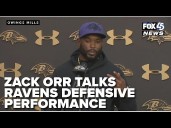 Zack Orr talks Ravens defensive performance
