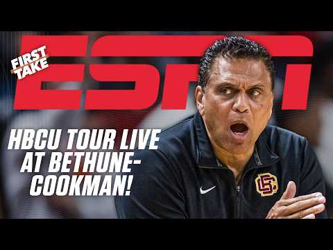 First Take LIVE from Bethune-Cookman 🎥 Reggie Theus, The Pivot guys, throwbacks & MORE 🔥