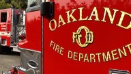 Crews battle structure fire in Oakland