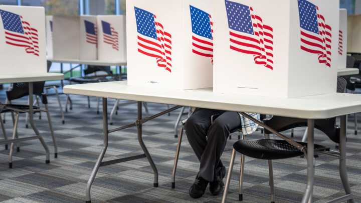 See Iowans vote in city and school elections on Election Day