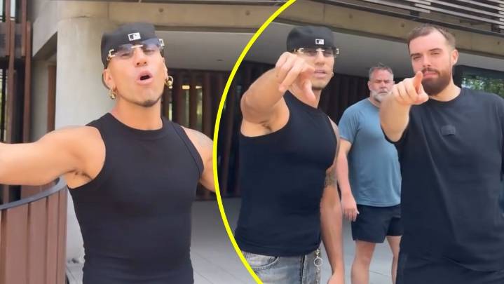 "Es un wow moment": Los Power Peralta se juntaron con Ibai Llanos en su visita a Chile