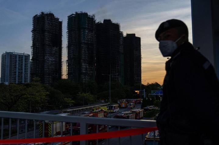 Death toll rises to 128 in Hong Kong residential fire