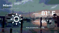 Miami: el tiempo para hoy domingo 16 de noviembre