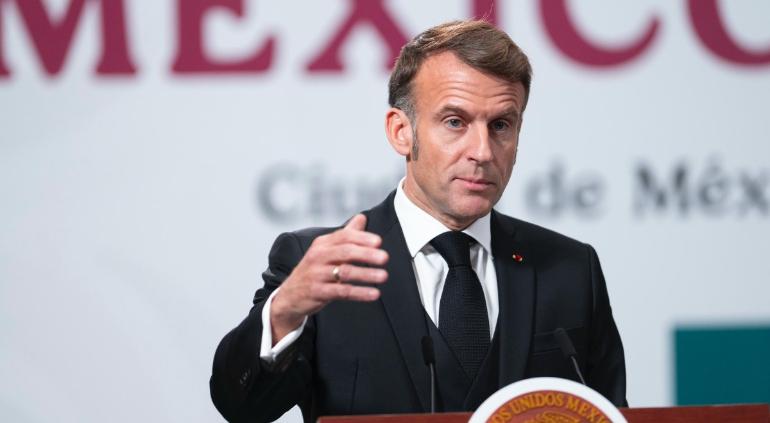 Lucha vs narco nos une a todos: Macron a Claudia y prepara cooperación