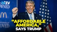 President Donald Trump At McDonald’s Summit: Inflation Fight, Prices, & The “Affordable America”