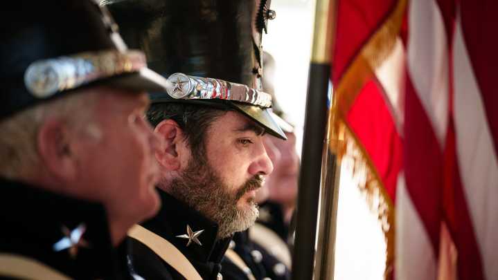 Photos of the Blue Star Memorial Veterans Day ceremony in Fayetteville