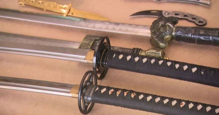 Record haul of over 15,000 knives seized in Victoria this year