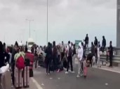 Tacna: migrantes ilegales intentaron ingresar al país y bloquearon frontera Perú