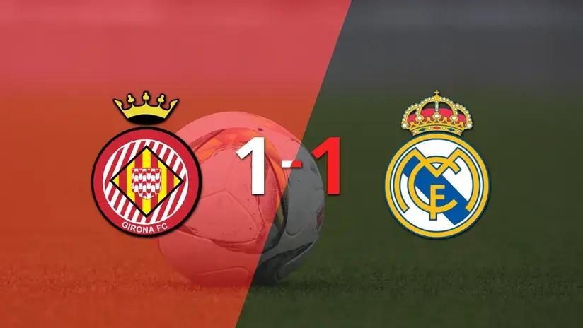 LaLiga EA Sports: Reparto de puntos en el empate a uno entre Girona y Real Madrid